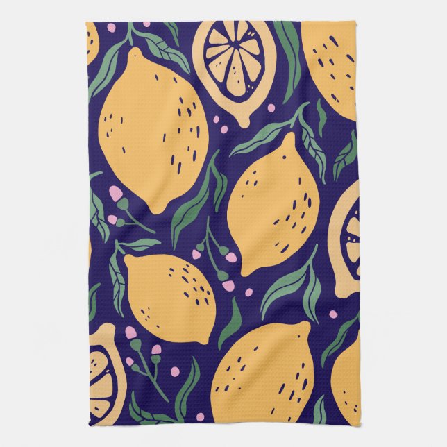 Dreamy Lemons Kökshandduk (Vertikal)