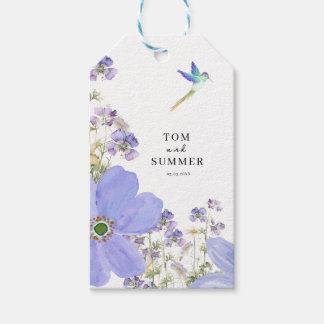 Dreamy Lilac Bröllop Presentetikett