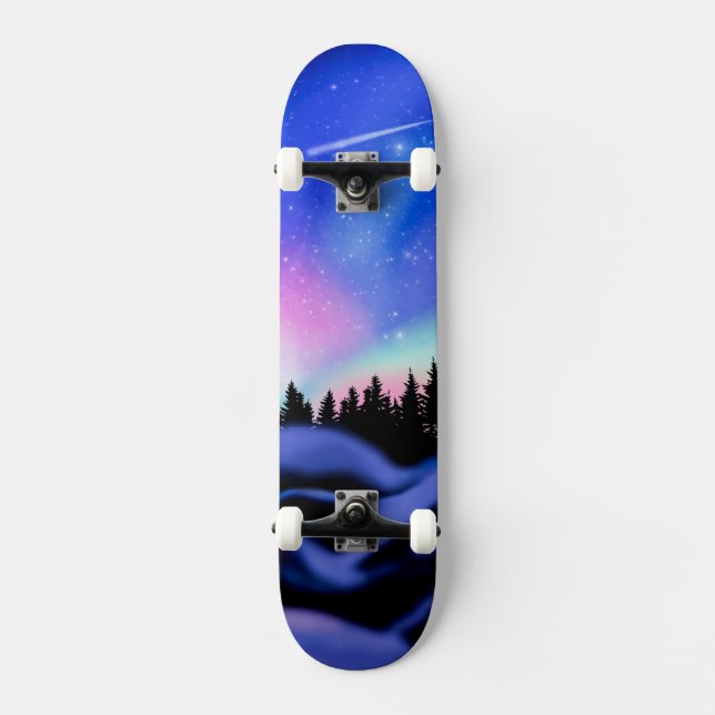 Dreamy Ljus Mini Skateboard Bräda 18,5 Cm (Framsida)
