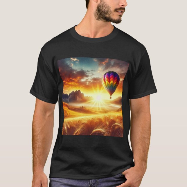 Dreamy Luftballong Journey T Shirt (Framsida)