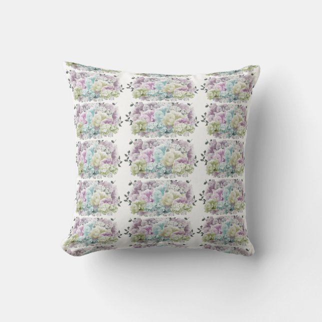 Dreamy Mixed Bouquet Pillow Kudde (Framsida)