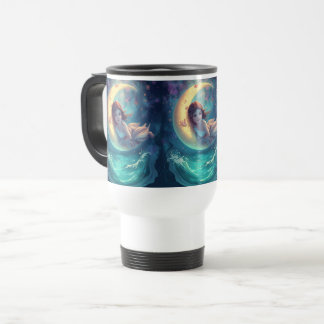 Dreamy Moon Girl Mug Design | Cute Baby Moon Art  Resemugg