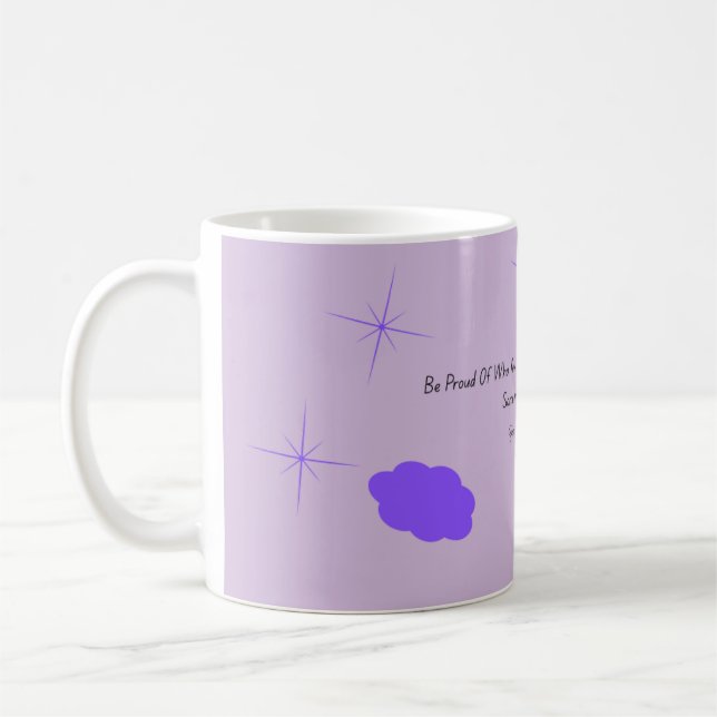 Dreamy Morning Mug ☁️"Sip Softly, Dream Loudly Kaffemugg (Vänster)