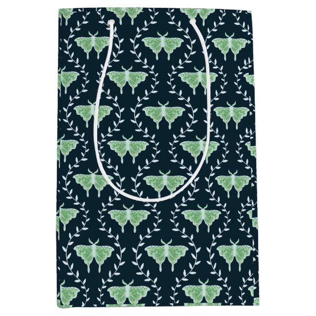 Dreamy Moths & Vines - Whimsical Medium Gift Bag (Framsidan)