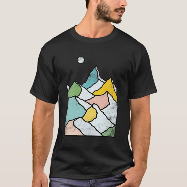 Dreamy Mountains T Shirt (Framsida)
