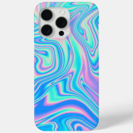 Dreamy Neon Swirls iPhone 15 Pro Fodral