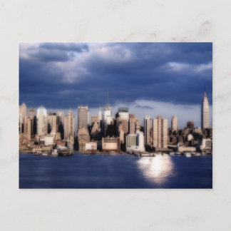 Dreamy New York Skyline Postcard Vykort