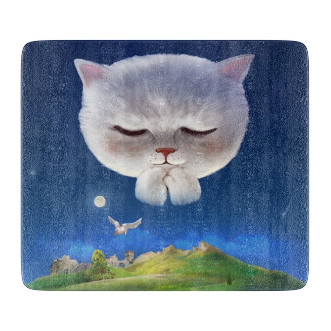 Dreamy Night Himlar med Cat (Framsidan)