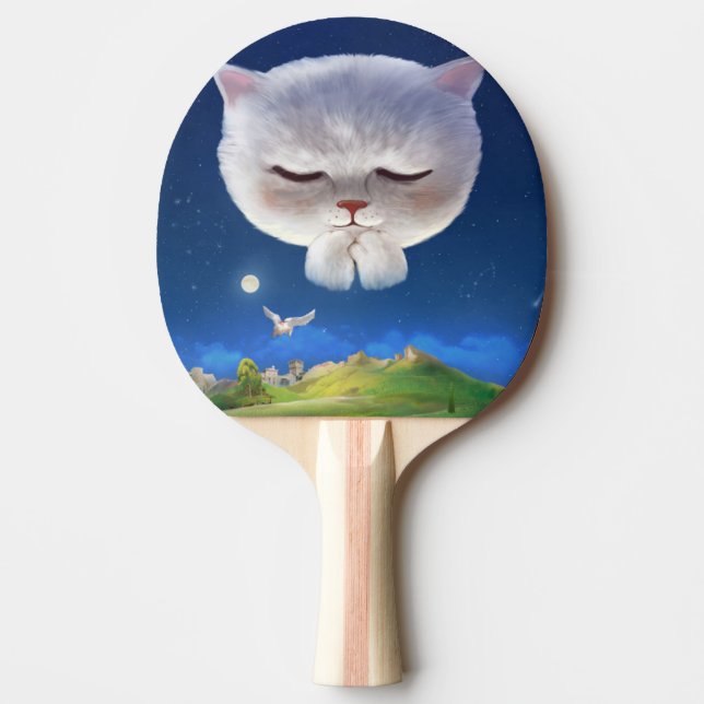 Dreamy Night Himlar med Cat Pingisracket (Framsidan)