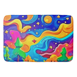 Dreamy Night: Starry Ligcape Badrumsmatta