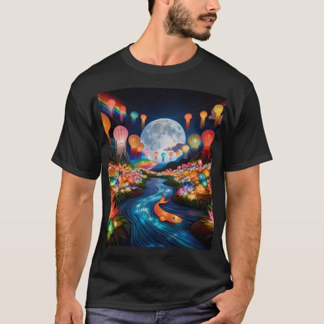 Dreamy Nightscape T Shirt (Framsida)