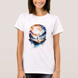 Dreamy Nomad in luminous Wilderness T Shirt