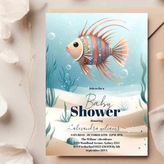 Dreamy Ocean Baby Shower under havet Inbjudningar (Skapare uppladdad)