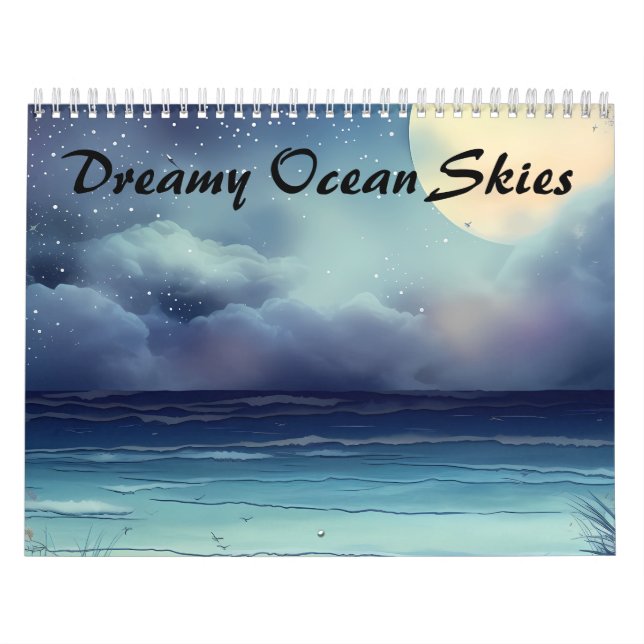 Dreamy Ocean Himlar Kalender (Omslag)