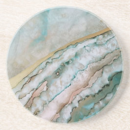 Dreamy Ocean Inspired Bläck Design Underlägg
