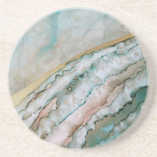 Dreamy Ocean Inspired Bläck Design Underlägg