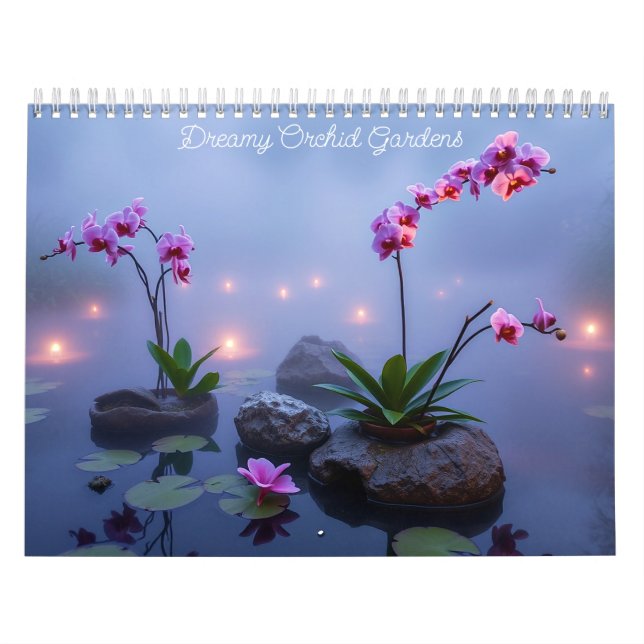 Dreamy Orchid Gardens Kalender (Omslag)