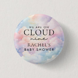 Dreamy Pastel Cloud Nine Baby Shower Knapp