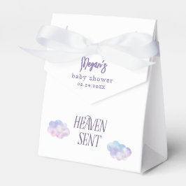 Dreamy Pastel Heaven Sent Girl Baby Shower Presentaskar