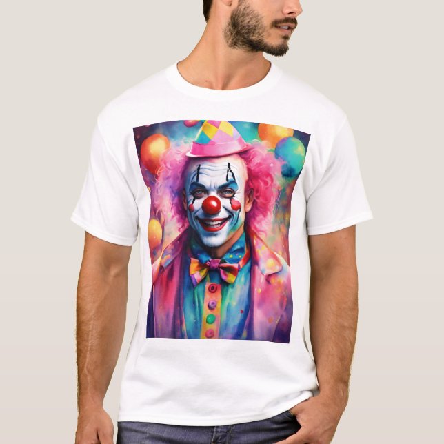 Dreamy Pastel Joe Rogan the Mystical Clown - A Flä T Shirt (Framsida)