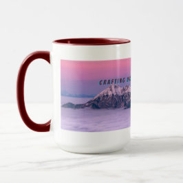 Dreamy Pastel Mountain Art Mugg