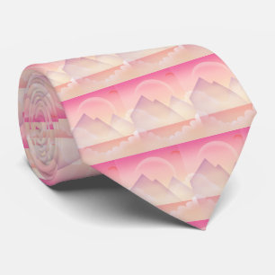 Dreamy Pastel Mountain Ligcape Mönster Slips