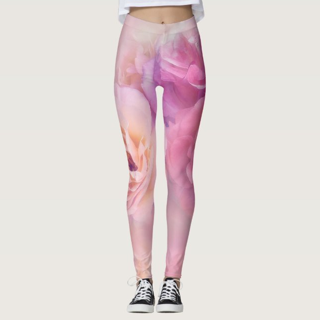 Dreamy Pastel Ro Leggings (Framsida)
