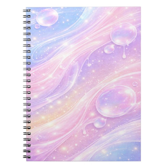 Dreamy pastel skies AI art  Anteckningsbok (Framsidan)