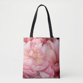 Dreamy Peony Tote Tygkasse