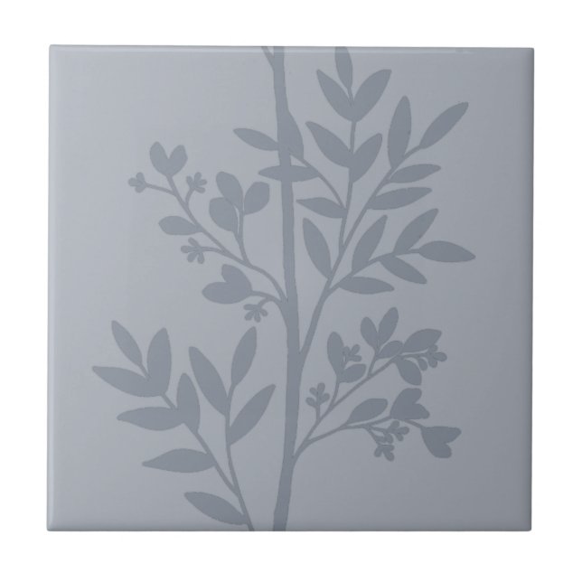 Dreamy Petals på Grenar L-blommor Kakelplatta (Framsidan)