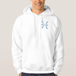 Dreamy Pisces Drift - Seafoam Grönt & Lavender Art Hoodie