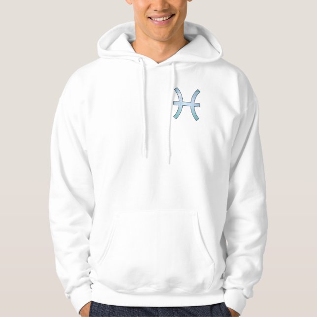 Dreamy Pisces Drift - Seafoam Grönt & Lavender Art Hoodie (Framsida)