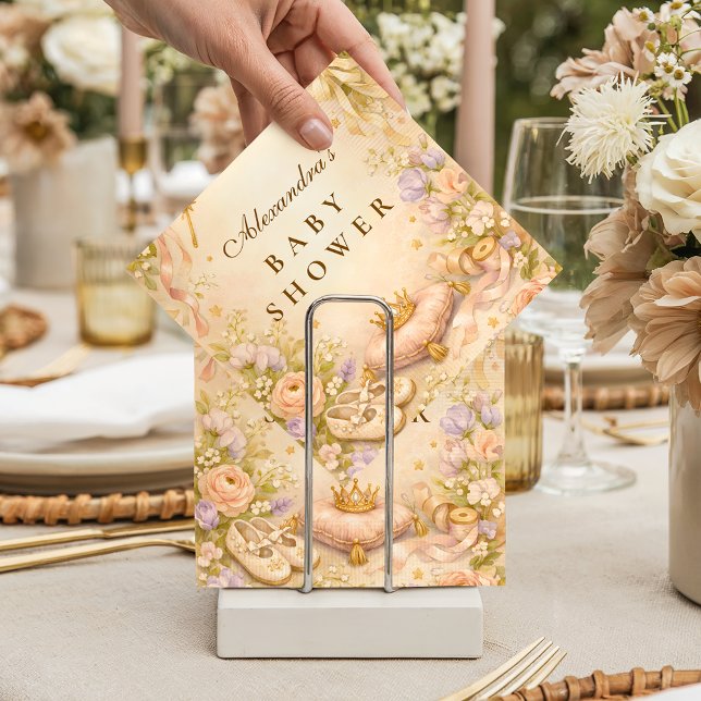 Dreamy Princess Star Baby Shower Pappersservett (Skapare uppladdad)