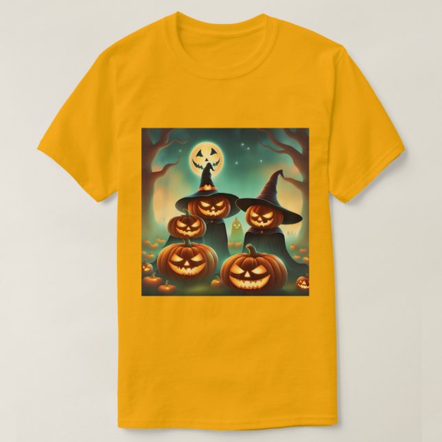 Dreamy Pumpkins Moonlight T-Shirt (Design framsida)