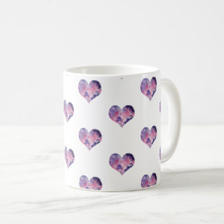 Dreamy Rosa Heart Mönster - Kaffemugg