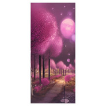 Dreamy Rosa Nightscape Bookmark