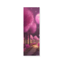 Dreamy Rosa Nightscape Bookmark