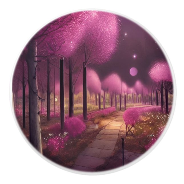 Dreamy Rosa Nightscape Knopp (Framsidan)