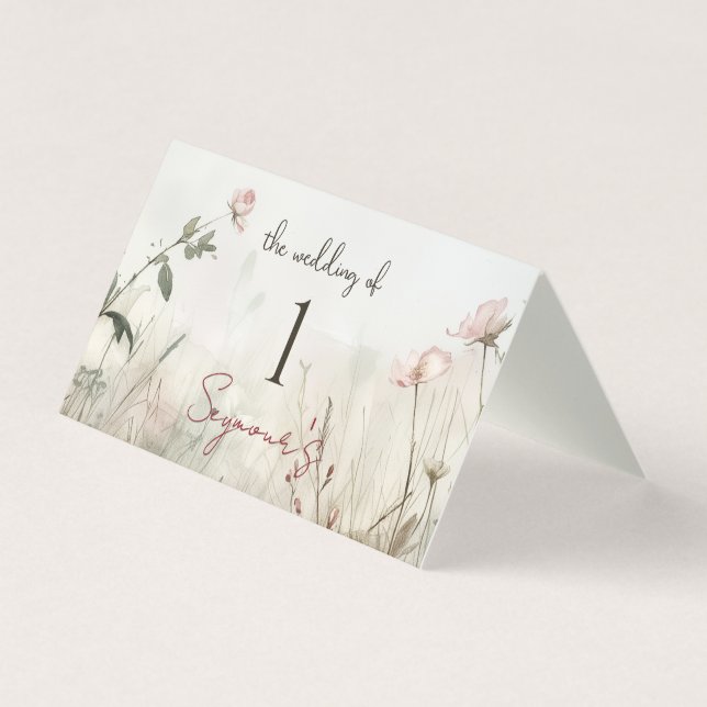 Dreamy Scene of Vår blommor Kort (Framsida)