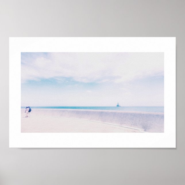 Dreamy Sea Point Cape Town Frakt Ett par Poster (Framsidan)