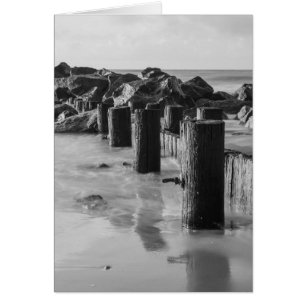 Dreamy Seawall Grayscale OBS Kort