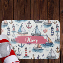 Dreamy Sketches of Sailcraft Anchors & Lighthouses