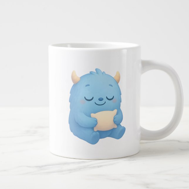 Dreamy Sleep Monster Kids Mug — Sweet Dreams Jumbo Mugg (Höger)