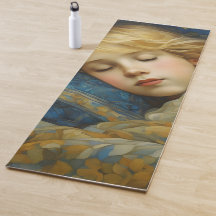 Dreamy Sleeping Child in Blommigt Quilt