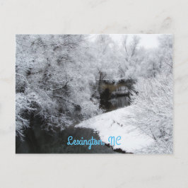 Dreamy Snö Vågrät-vykort Vykort