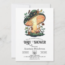 Dreamy Söt Mushroom Baby Shower