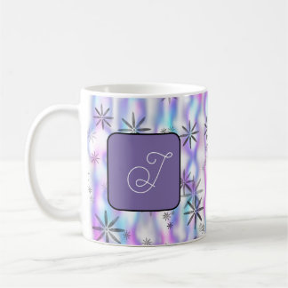 Dreamy Starburst Waves Pattern Personalized Kaffemugg