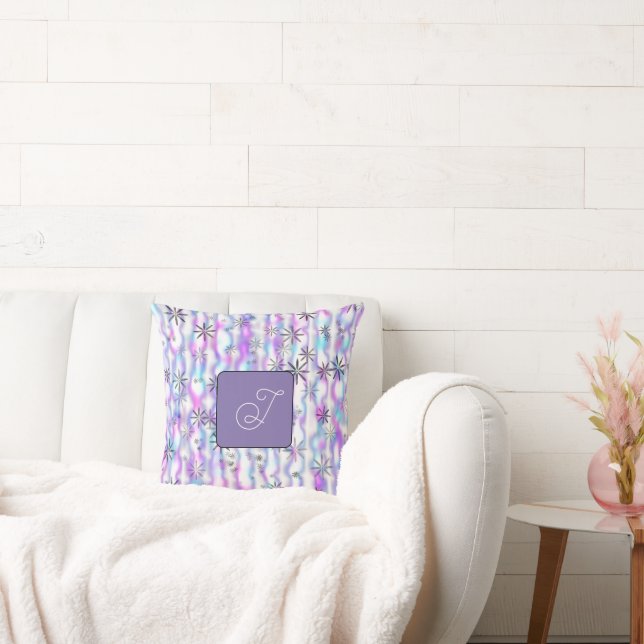 Dreamy Starburst Waves Pattern Personalized Kudde (Soffa)