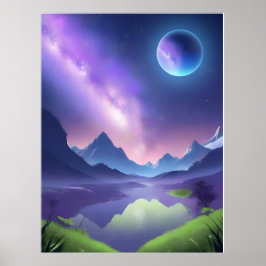 Dreamy Starry Nght Poster