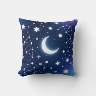 Dreamy Starry Night Himmel Dekorativ kudde - Celes